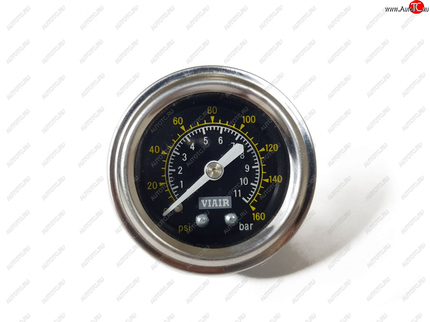 1 449 р. Манометр VIAIR 1.5 160 PSI, черный Viair 90085  с доставкой в г. Тамбов