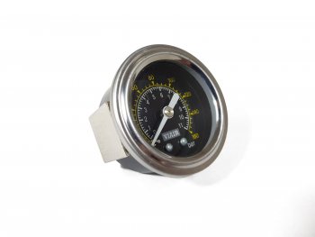 1 449 р. Манометр VIAIR 1.5 160 PSI, черный Viair 90085  с доставкой в г. Тамбов. Увеличить фотографию 2