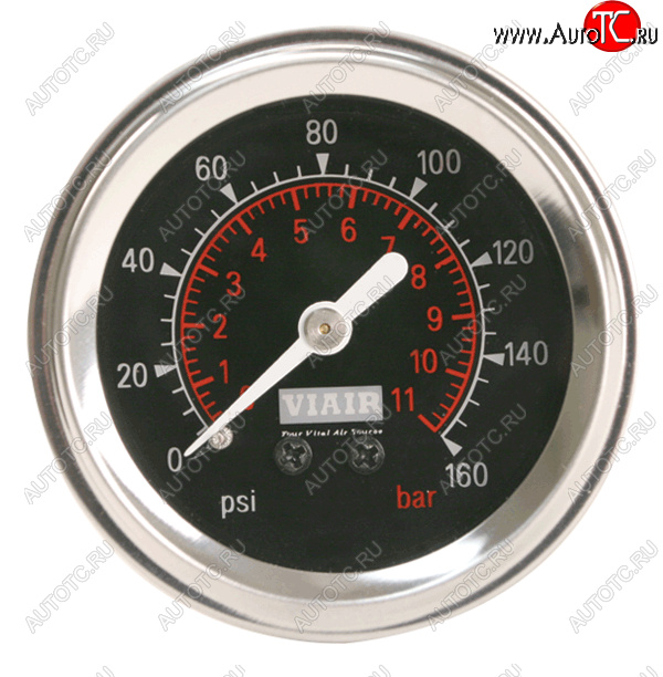 1 999 р. Манометр VIAIR 2 160 PSI, с подсветкой, черный Viair 90088  с доставкой в г. Тамбов