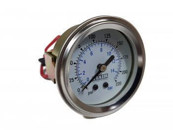 1 999 р. Манометр VIAIR 2 220 PSI, с подсветкой, белый Viair 90089  с доставкой в г. Тамбов. Увеличить фотографию 2