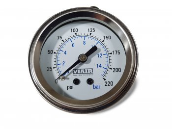1 999 р. Манометр VIAIR 2 220 PSI, с подсветкой, белый Viair 90089  с доставкой в г. Тамбов. Увеличить фотографию 5