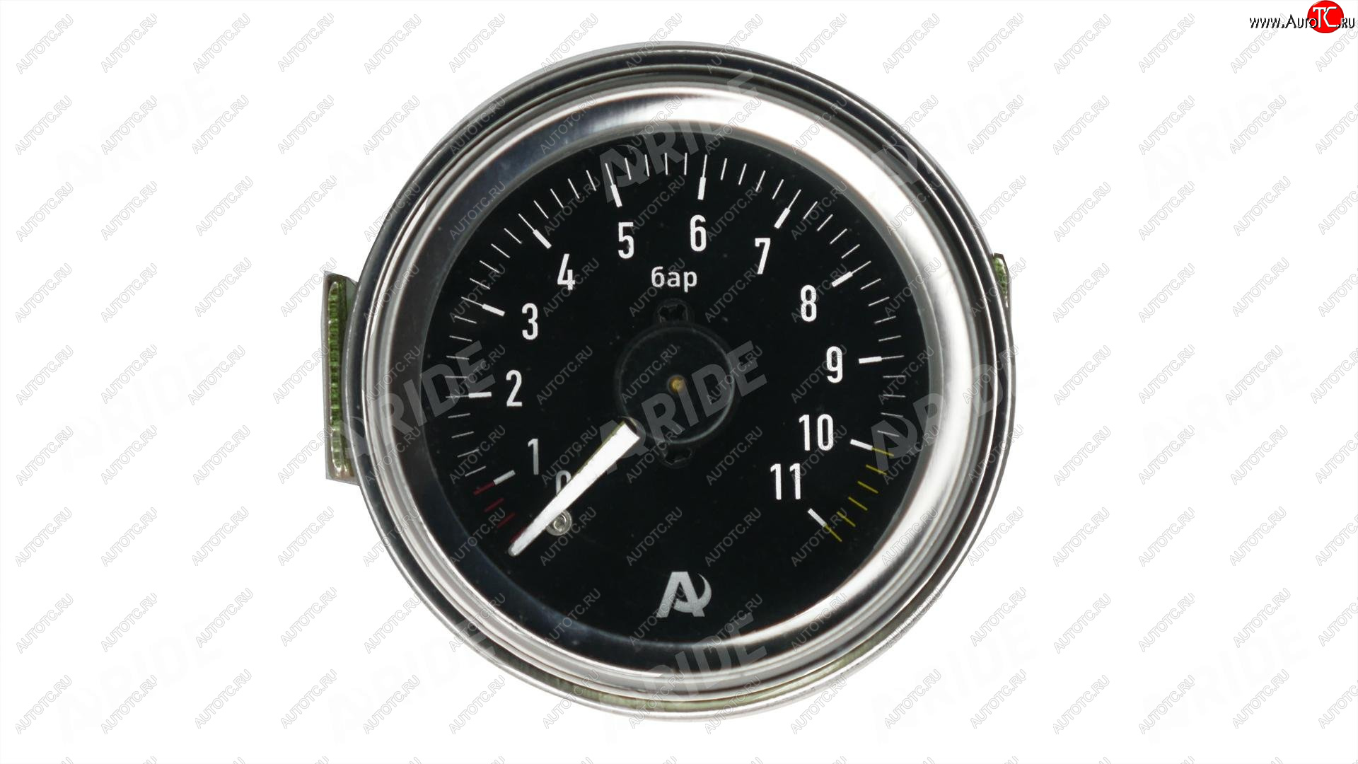 3 299 р. Манометр ARIDE 53 мм, 2х11 бар (160 PSI), 2, черный Арайд м 53 2 11  с доставкой в г. Тамбов