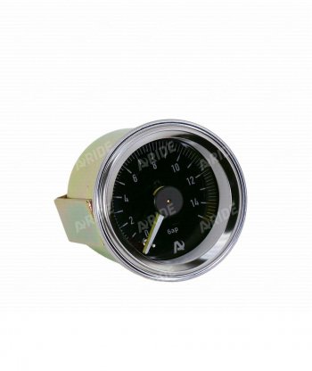 3 299 р. Манометр ARIDE 53 мм, 2х15 бар (220 PSI), 2, черный Арайд м 53 2 15  с доставкой в г. Тамбов. Увеличить фотографию 3