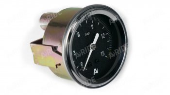 1 499 р. Манометр ARIDE 51 мм, 1х15 бар (220 PSI), 2, черный, с подсветкой Арайд м 51 1 15  с доставкой в г. Тамбов. Увеличить фотографию 2