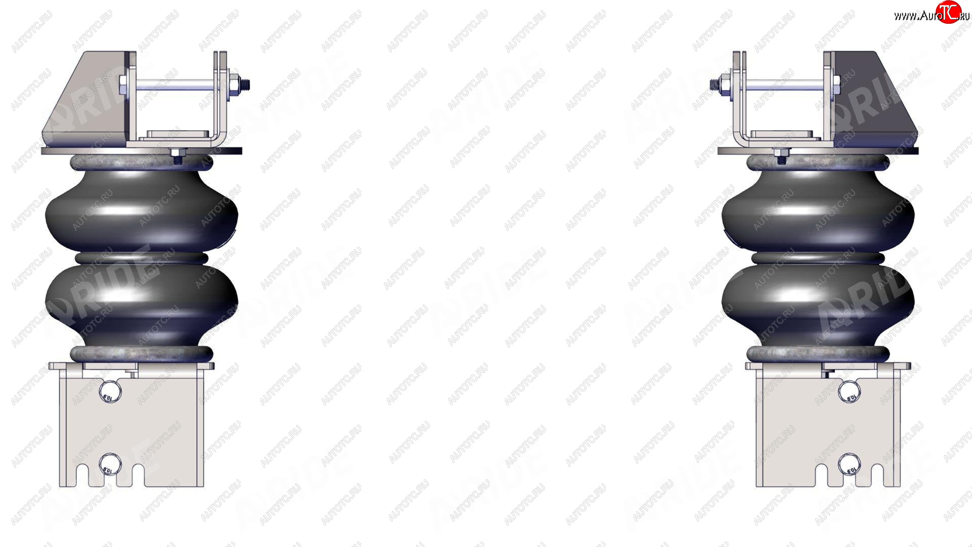 34 999 р. Пневмоподвеска MERCEDES Sprinter 315  VOLKSWAGEN Crafter 35 (07-13), грузовой, задняя ось Арайд 41012  с доставкой в г. Тамбов