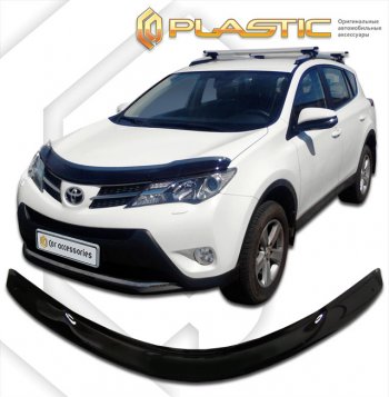 Дефлектор капота CA-Plastic Toyota (Тойота) RAV4 (рав)  XA40 (2012-2015) XA40 5 дв. дорестайлинг