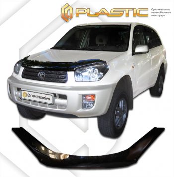 Дефлектор капота CA-Plastic Toyota RAV4 CA20 3 дв. дорестайлинг (2000-2003)