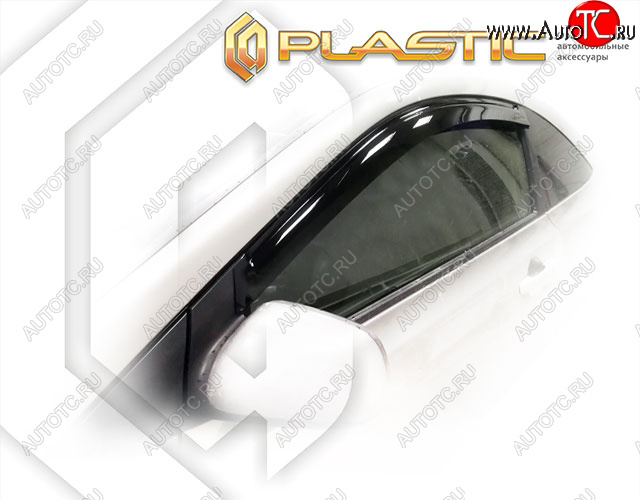 2 699 р. Ветровики дверей Classic полупрозрачный CA Plastic на Honda Civic Купе 2005-2010   с доставкой в г. Тамбов