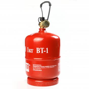2 639 р. Баллон газовый стальной GZWM LPG BT-1, 2,4 л. Grotkuv (РП) GZWM lpg-bt-1  с доставкой в г. Тамбов. Увеличить фотографию 1