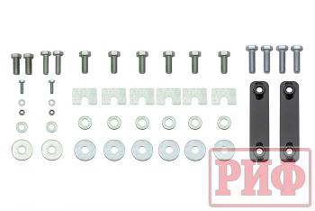 89 019 р. Бампер РИФ силовой задний Toyota Land Cruiser 76 2007+ с квадратом под фаркоп и фонарями РИФ rif076-21150  с доставкой в г. Тамбов. Увеличить фотографию 10