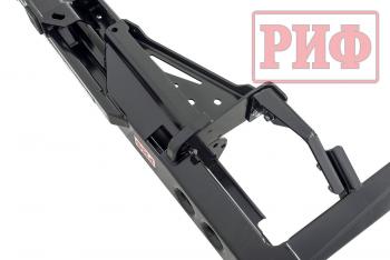 89 019 р. Бампер РИФ силовой задний Toyota Land Cruiser 76 2007+ с квадратом под фаркоп и фонарями РИФ rif076-21150  с доставкой в г. Тамбов. Увеличить фотографию 9