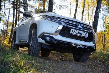 39 519 р. Бампер РИФ силовой передний Mitsubishi Pajero Sport 2015-2020 дизель под площадку для лебёдки RIFPS3-33003 РИФ rifps3-10070  с доставкой в г. Тамбов. Увеличить фотографию 16