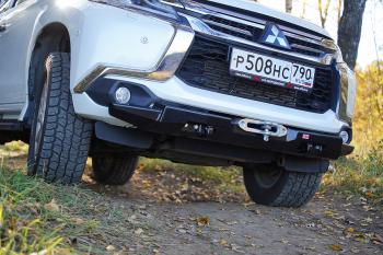 39 519 р. Бампер РИФ силовой передний Mitsubishi Pajero Sport 2015-2020 дизель под площадку для лебёдки RIFPS3-33003 РИФ rifps3-10070  с доставкой в г. Тамбов. Увеличить фотографию 15