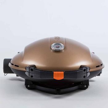 50 899 р. Гриль газовый O-GRILL 900МT bicolor черный-золотистый (в комплекте адаптер тип А) O-GRILL 900mt-gold  с доставкой в г. Тамбов. Увеличить фотографию 4