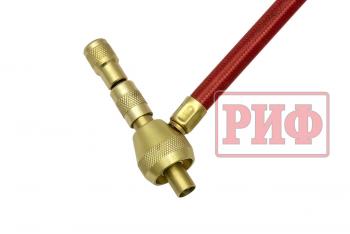 3 029 р. Дефлятор с манометром РИФ аналоговый 2" с шлангом от 0,3 до 5 атм РИФ rif-dg-a  с доставкой в г. Тамбов. Увеличить фотографию 3