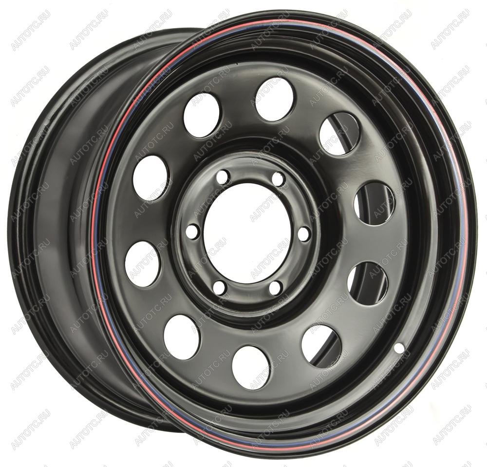 7 689 р. Диск усиленный стальной черный 6x139,7 7xR17 d110 ET+30 OFF-ROAD Wheels 1770-63910bl-30  с доставкой в г. Тамбов
