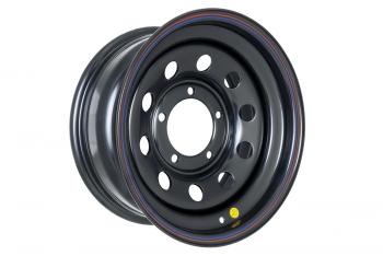 5 699 р. Диск усиленный УАЗ стальной черный 5x139,7 7xR15 d110 ET+25 OFF-ROAD Wheels 1570-53910bl-25  с доставкой в г. Тамбов. Увеличить фотографию 1