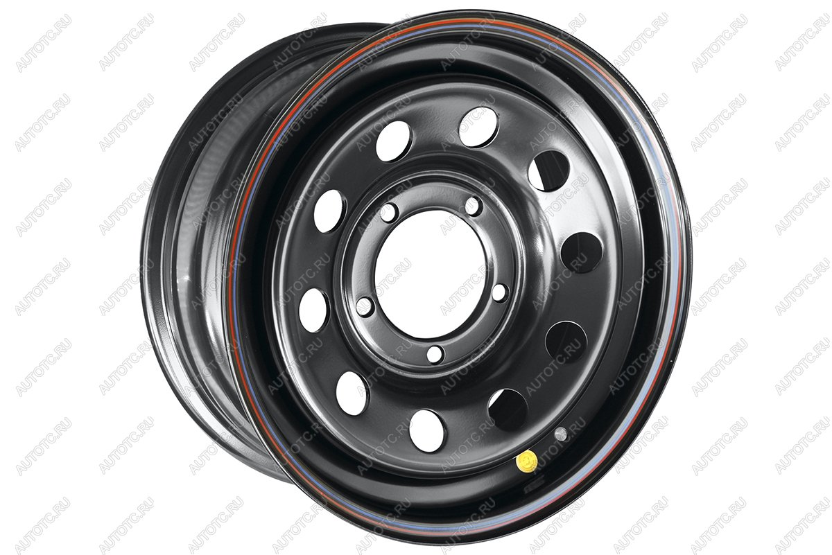 6 279 р. Диск усиленный УАЗ стальной черный 5x139,7 7xR16 d110 ET+30 OFF-ROAD Wheels 1670-53910bl-30  с доставкой в г. Тамбов
