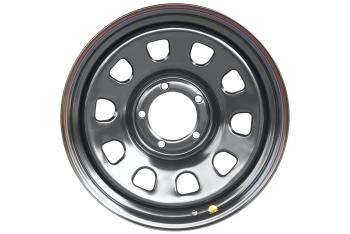 10 059 р. Диск усиленный для УАЗ, ГАЗ Соболь, Dodge Ram 1500 стальной черный 5x139,7 8xR18 d110 ET+15 OFF-ROAD Wheels 1880-53910bl-15a07  с доставкой в г. Тамбов. Увеличить фотографию 2