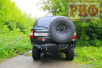 72 509 р. Калитка РИФ с фаркопом в штатный задний бампер Toyota Land Cruiser 105 РИФ rif105-80004  с доставкой в г. Тамбов. Увеличить фотографию 1