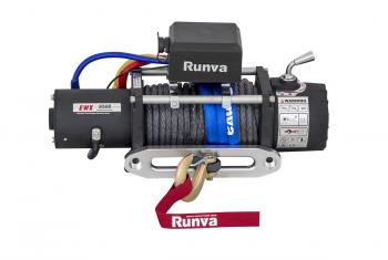 83 439 р. Лебёдка автомобильная электрическая 12V Runva 9500 lbs 4350 кг (синтетический трос) RUNVA ewx9500ssr  с доставкой в г. Тамбов. Увеличить фотографию 3