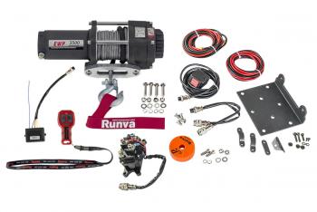 20 959 р. Лебёдка электрическая 12V Runva 3500A lbs 1588 кг (синтетический трос) RUNVA ewp3500asr  с доставкой в г. Тамбов. Увеличить фотографию 2