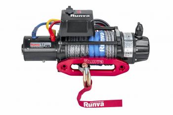 65 189 р. Лебёдка электрическая 24V Runva 9500 lbs 4350 кг влагозащищенная, синтетический трос RUNVA ewb9500ssr24v  с доставкой в г. Тамбов. Увеличить фотографию 2