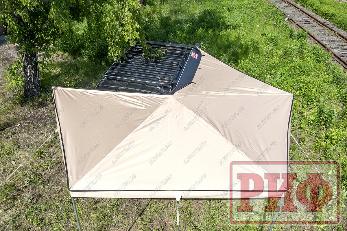 24 639 р. Маркиза автомобильная РИФ веерная 2,5х2,0 м (правая) РИФ rifavf062020602  с доставкой в г. Тамбов