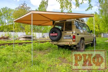 28 319 р. Маркиза автомобильная РИФ веерная 2,5х2,5 м (левая) РИФ rifavf062525601  с доставкой в г. Тамбов. Увеличить фотографию 8