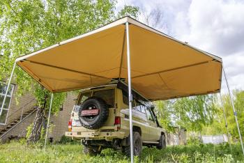 33 649 р. Маркиза автомобильная РИФ комбинированная (прямоугольная с веерной частью) 2,5х2,5 м (правая) РИФ rifavf072525602  с доставкой в г. Тамбов. Увеличить фотографию 4
