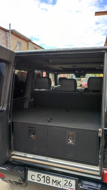 22 999 р. Органайзер в багажник для Mercedes-Benz G-Class (2 выдвижных ящика) Автопол 063-002  с доставкой в г. Тамбов. Увеличить фотографию 1