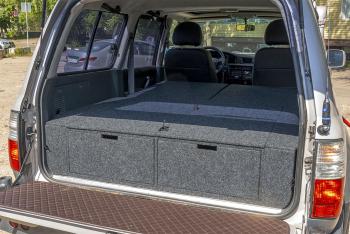 26 999 р. Органайзер в багажник для Toyota Land Cruiser 80 (2 выдвижных ящика+спальник) РФ 080-003  с доставкой в г. Тамбов. Увеличить фотографию 4