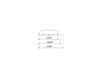 397 199 р. Палатка на крышу автомобиля AUTOHOME MAGGIOLINA GRAND TOUR SMALL 360 BLACK STORM, чёрный тент, лестница 215 мм AUTOHOME Zifer Italia S.r.l m360bs-15  с доставкой в г. Тамбов. Увеличить фотографию 16