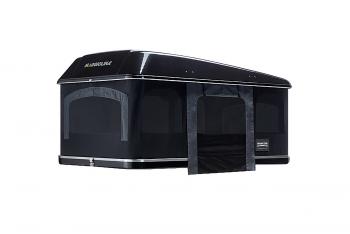 397 199 р. Палатка на крышу автомобиля AUTOHOME MAGGIOLINA GRAND TOUR SMALL 360 BLACK STORM, чёрный тент, лестница 215 мм AUTOHOME Zifer Italia S.r.l m360bs-15  с доставкой в г. Тамбов. Увеличить фотографию 4