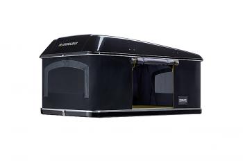 397 199 р. Палатка на крышу автомобиля AUTOHOME MAGGIOLINA GRAND TOUR SMALL 360 BLACK STORM, чёрный тент, лестница 215 мм AUTOHOME Zifer Italia S.r.l m360bs-15  с доставкой в г. Тамбов. Увеличить фотографию 2