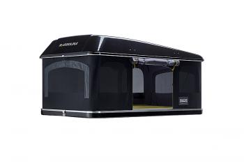397 199 р. Палатка на крышу автомобиля AUTOHOME MAGGIOLINA GRAND TOUR SMALL 360 BLACK STORM, чёрный тент, лестница 215 мм AUTOHOME Zifer Italia S.r.l m360bs-15  с доставкой в г. Тамбов. Увеличить фотографию 1
