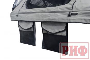 81 699 р. Палатка на крышу автомобиля РИФ Soft RT01-120, тент серый, 400 г, 120х240х115 РИФ rifrt0112080001  с доставкой в г. Тамбов. Увеличить фотографию 6