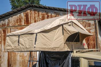 94 209 р. Палатка на крышу автомобиля РИФ Soft RT02-120, тент песочный, 120х240х115 см РИФ rifrt0212060000  с доставкой в г. Тамбов. Увеличить фотографию 10