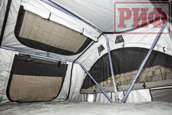 110 339 р. Палатка на крышу автомобиля РИФ Soft RT02-120, тент серый, 400 гр., 120х240х115 см РИФ rifrt0212080001  с доставкой в г. Тамбов. Увеличить фотографию 3