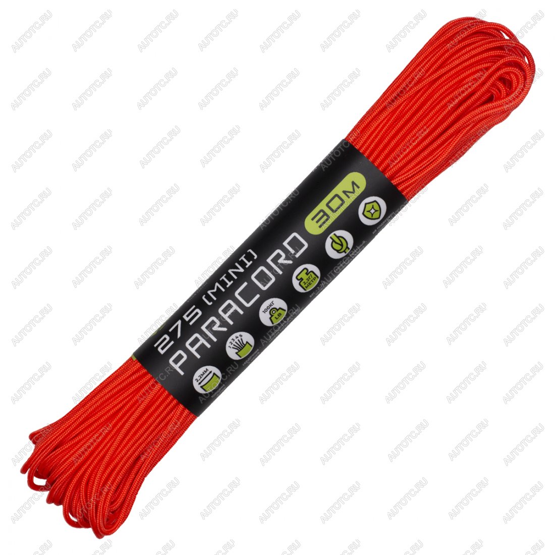 619 р. Паракорд 275 (мини) CORD nylon 30м (neon orange) CORD 275.n30.n.or  с доставкой в г. Тамбов