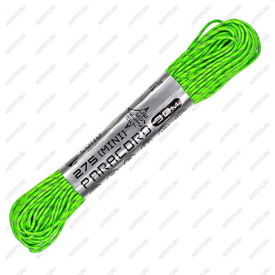 799 р. Паракорд 275 (мини) CORD nylon 30м световозвращающий (neon green) CORD 275.n30.lm.n.gr  с доставкой в г. Тамбов