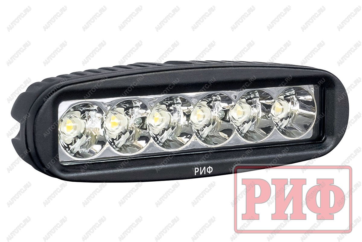 1 729 р. Светодиодная фара дальнего света РИФ 160 мм 18W LED РИФ sm-6018-rsa  с доставкой в г. Тамбов