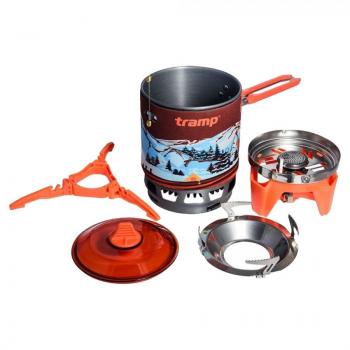 7 799 р. Система для приготовления пищи 1л. (Оранжевый) TRAMP trg-115-orange  с доставкой в г. Тамбов. Увеличить фотографию 2