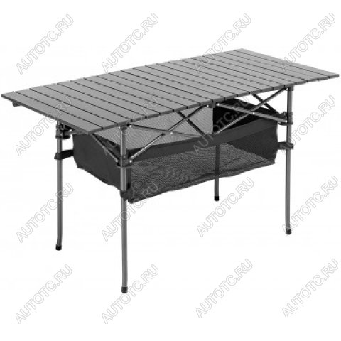 7 569 р. Стол складной Premier 120x55x65см., реечная столешница алюминий, с отделением под посуду PREMIER pr-mc-608  с доставкой в г. Тамбов