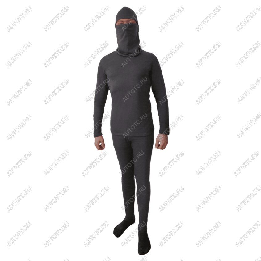 1 999 р. Термобелье комплект Btrace Mild Fleece (Футболка с длинными рукавами + кальсоны), S (42-44) Черный BTrace v0625-s  с доставкой в г. Тамбов