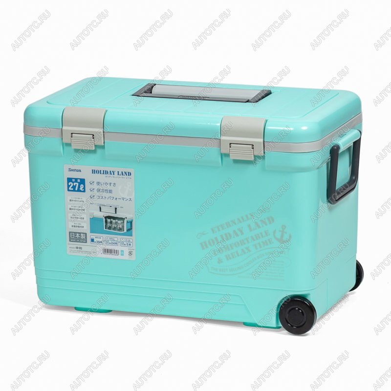 10 779 р. Термобокс SHINWA Holiday Land Cooler 27H синий SHINWA hlc-27h-bl  с доставкой в г. Тамбов
