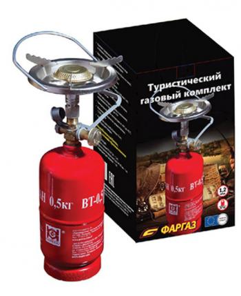 4 009 р. Туристический газовый комплект (Баллон 1,2 л + газовая горелка) Grotkuv (РП) GZWM lpg-set1  с доставкой в г. Тамбов. Увеличить фотографию 1