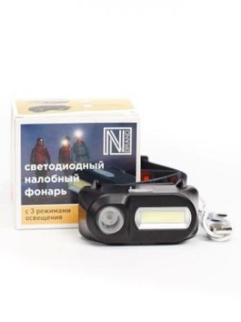 599 р. Фонарь налобный аккумуляторный NNBrand матричный светодиод ДВ-NNBrand nnbl-1804  с доставкой в г. Тамбов. Увеличить фотографию 3