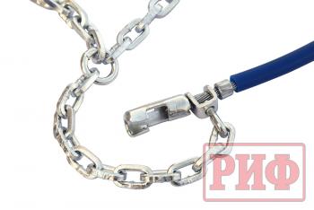10 049 р. Цепи противоскольжения РИФ 4х4 "соты" 16 мм, 25570R18, 25575R17, 26575R16, 26555R19, 26565R18, 26570R17, 27560R18, 27570R16, 32x11,5R15 (к-т 2 шт.) РИФ rif18-0-0000267  с доставкой в г. Тамбов. Увеличить фотографию 11