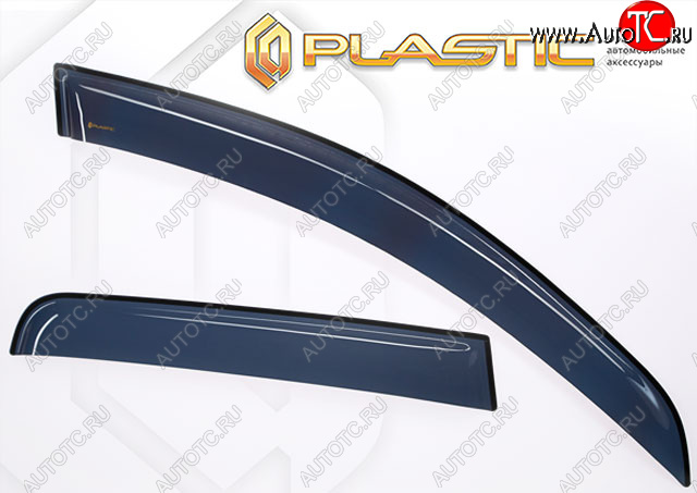 2 969 р. Ветровики дверей Classic полупрозрачный CA Plastic на Toyota 4Runner  2005-2009  с доставкой в г. Тамбов